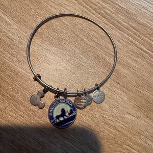 Alex and Ani Silver Charm Bangle